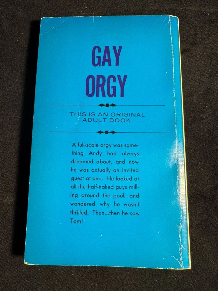 “Gay Orgy” Vintage Pulp Erotica w Darrell Millsap Cover 60s Queer Sleaze ! - Image 4 of 4