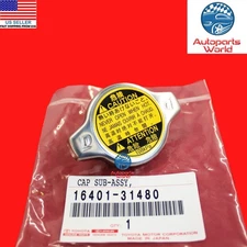 GENUINE OEM TOYOTA SIENNA TUNDRA HIGHLANDER VENZA YARIS RADIATOR CAP 16401-31480