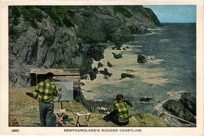 PC CANADA, NEWFOUNDLAND, RUGGED COASTLINE, Modern Postcard (b61880)