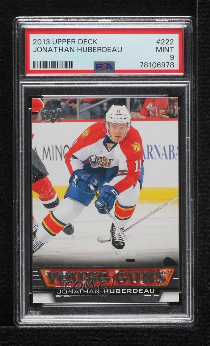 2013-14 Upper Deck Young Guns Jonathan Huberdeau #222 PSA 9 MINT Rookie RC 8sr