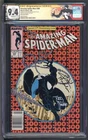 AMAZING SPIDER-MAN #300 NEWSSTAND VARIANT CGC 9.4 SS SIGNED MCFARLANE MICHELINIE