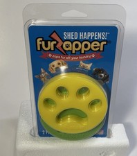 FurZapper Lint Remover 2 Pack Yellow Green Reusable Hypoallergenic Non-Toxic