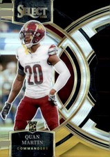 2023 Panini Select #137 Quan Martin Black and Gold Prizms Die Cuts