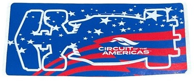 Circuit of the Americas Decal Bumper Sticker Austin Texas COTA Racing