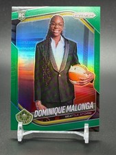 2025 Panini Prizm WNBA Green Prizm #144 DOMINQUE MALONGA Seattle Storm RC