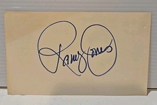 Randy Jones (Baseball)  Signed Auto Autograph Index Card