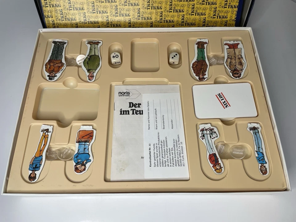 TKKG Brettspiel, Der Schatz Im Teufelsmoor,Noris,1986 - Bild 4 von 4
