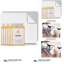 K F CONCEPT Microfiber lens cleaning cloth 6-pack eyeglasses camera screen