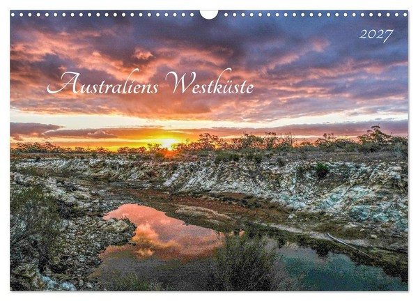 "Calendar 2027 · US Version · Australia's West Coast (Wall Calendar 2027 17\" × 12"-image