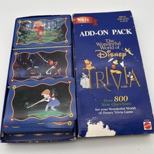 Disney Trivia Game Family/Kids Add-On Pack 1998 Trivia Cards Vintage Collectible