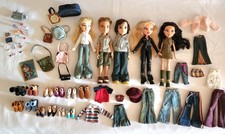 Big Lot Of Bratz Dolls Mga 2001-03 Fashion Shoes Accessories Purses Outfits Vtg Big Lot Of Bratz Dolls Mga 2001-03 Fashion Shoes Accessories Purses Outfits Vtg