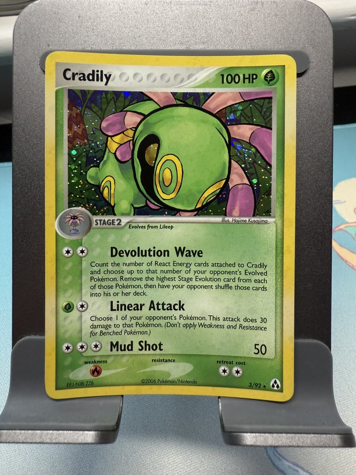 Pokemon Cradily Holo Ex Legend Maker 3/92 NM