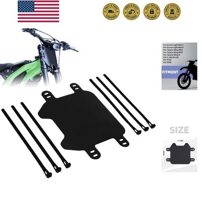 Front Number Plate for Electric Dirt Bike,Universal Plate Replacement for Rid...