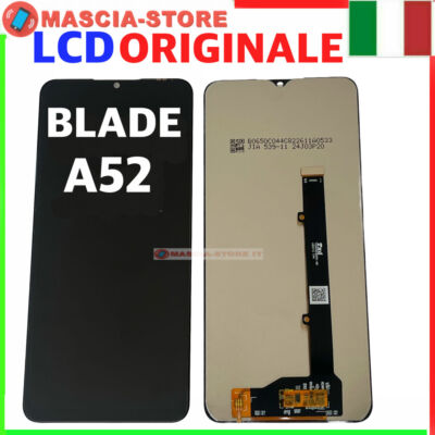 DISPLAY ZTE BLADE A52 VETRO SCHERMO NERO LCD TOUCH SCREEN MONITOR PER