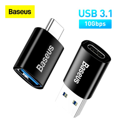 Baseus USB-C USB 3.1 Type C Male To USB 3.0 Female Data OTG Converter Adapter