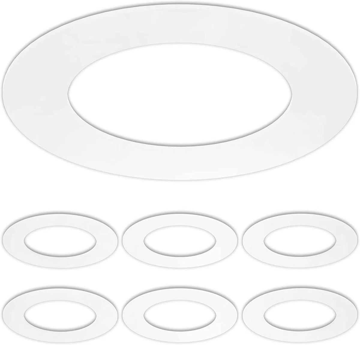 6 Trim Rings For Recessed Light | Shelly Lighting