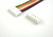 6 pin JST-PH 2.0mm connector housing wire header 30cm receiver board PCB 25 set