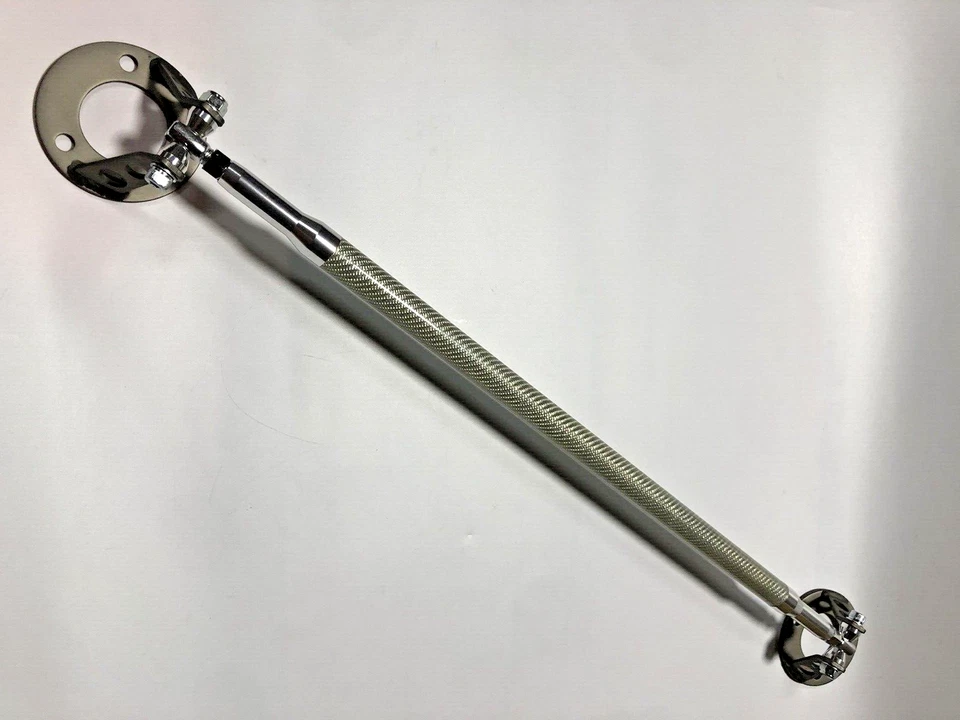 │√│ NRG Silver Carbon Strut Bar For 1994-1997 HONDA ACCORD ○  CD  ○ USDM / JDM - Image 4 of 4