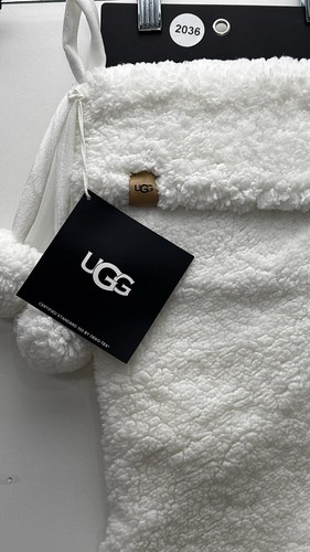 UGG Weihnachtsstrumpf Sherpa groß 21" Bommel CABERNET neu - Bild 4 von 7
