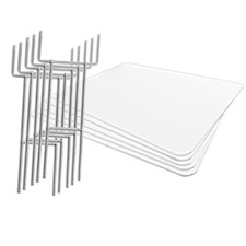 Blank Yard Signs 6 Pack - 16" x 24" OR Optional Sign Only 16" x 24" - Rounde