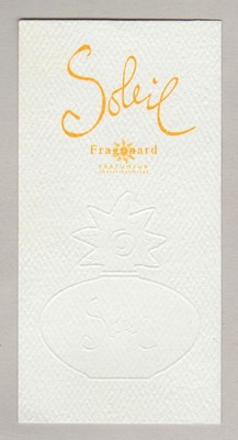  Carte publicitaire - advertising card  -  Fragonard