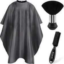 NICEMOVIC Hair Cutting Barber Cape for Men Women Kids with Neck Duster Brush...