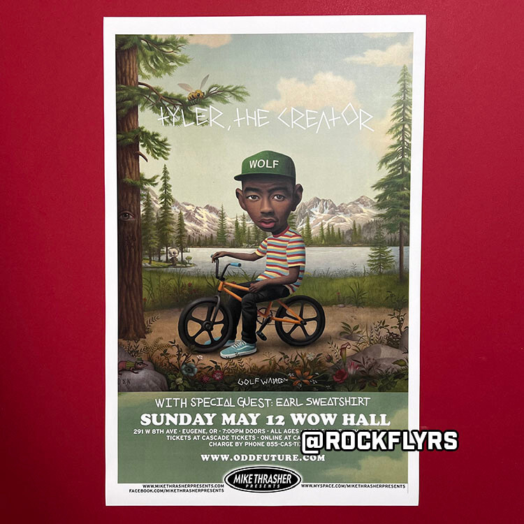 TYLER THE CREATOR 2013 Concert Promo 11x17 Street Poster.