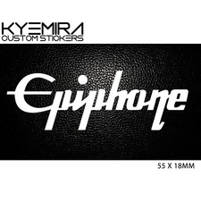 Epiphone 55mm Vinyl Decal/Sticker Choose your colour KCS