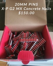 Hilti GX2 pins 20mm X-P G2 MX Red Collated Concrete nails