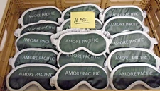 16 Pcs Eye Sleep Masks, Soft Padded, Rest, Relax, Travel, Dark Olive Green F/S