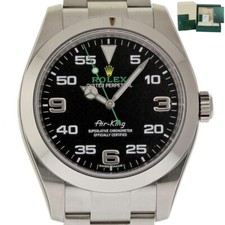 Rolex New Air-King 40mm Stainless Steel 116900bk 2020 B/Paper/Discontinue #RL263