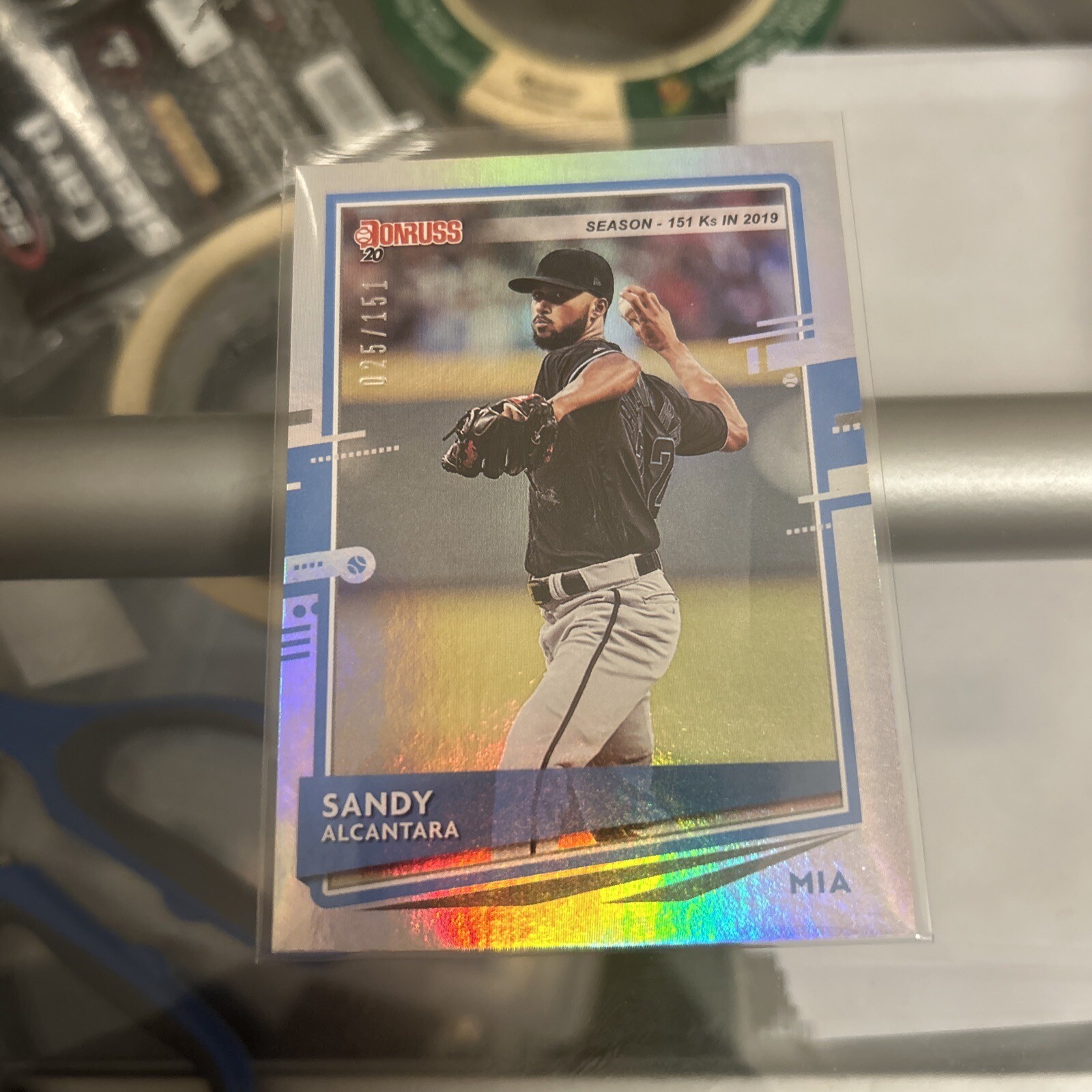 2020 Donruss Season Stat Line #191 Sandy Alcantara /151