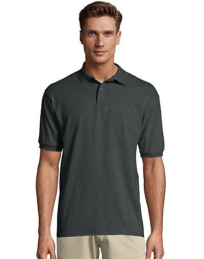 Hanes Golf Tee Men's Polo Shirt Cotton-Blend EcoSmart Jersey Men's Sport Comfort