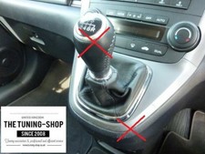 Schaltsack Schaltmanschette Ersatz für Honda CR-V 2006-2011 Echtleder Schwarz