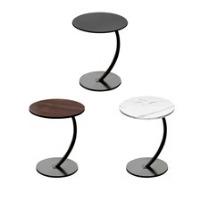 C-Shaped Sofa Side End Table Coffee Laptop Table Living Room Bedroom Compact NEW