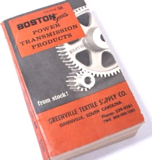 Vintage 1963 Boston Gear Works Power Transmission Products Catalog 58 Book