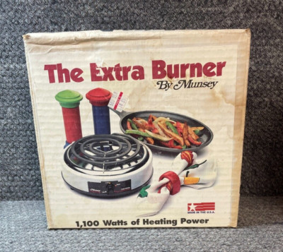The Extra Burner by Munsey Model FB1 - 120 Volts AC - 1100 Watts