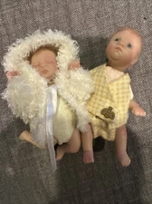 Ashton Drake  dolls Busy As A Bee & Good As Gold 4” Dolls