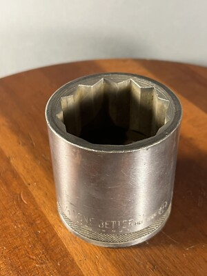 Vintage None Better Brand 1-3/4” Socket. 3/4” Drive, 12 point. USA