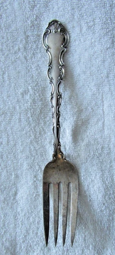 Strasbourg Gorham Sterling Silver Large Cold Meat Fork