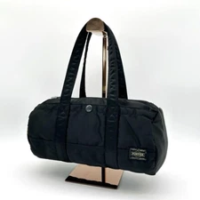 Yoshida PORTER Tanker Duffle Bag S Black Hand Bag Mini Boston Black