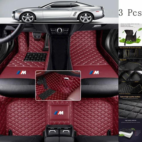 For BMW All Models Car Floor Mats Waterproof Carpets All-weather Front&Rear Sets - Picture 33 of 47