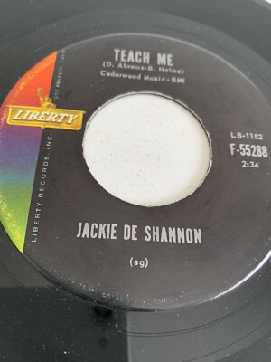 Jackie De Shannon-Teach Me/Lonely Girl (US Liberty F-55288) 1961