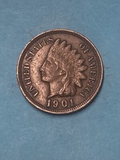 1901 Indian Head Cent - Full Liberty - As Shown! (#0232)