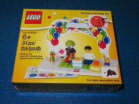 10x LEGO NEW BIRTHDAY GIRL BOY CLOWN MINIFIGURE 850791 PARTY FAVOR CAKE TOPPER