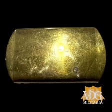 Vintage U.S. Military Solid Brass Double-Prong Belt Buckle Antique Mens Y0077