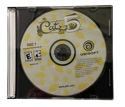 Catz 5 PC Video Game Windows 98/2000/ME/XP No Code