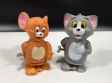 Vintage Masudaya 1981 Tom & Jerry Wind Up Vintage Toy Works Made In Japan