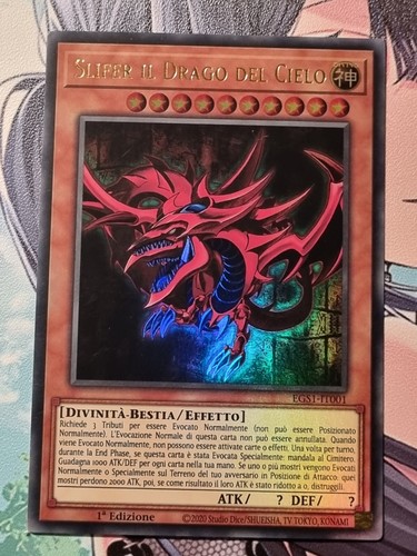 YUGIOH! - DIVINITÀ EGIZIE - OBELISK - SLIFER - DRAGO ALATO DI RA - ITALIANO - Foto 3 di 6