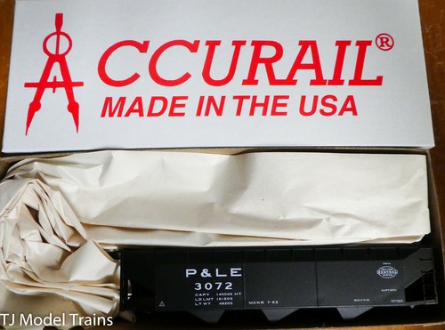 Accurail HO #7563 (Rd #3072) Pittsburgh & Lake Erie (Kit de triple tolva offset) | Zustand: New